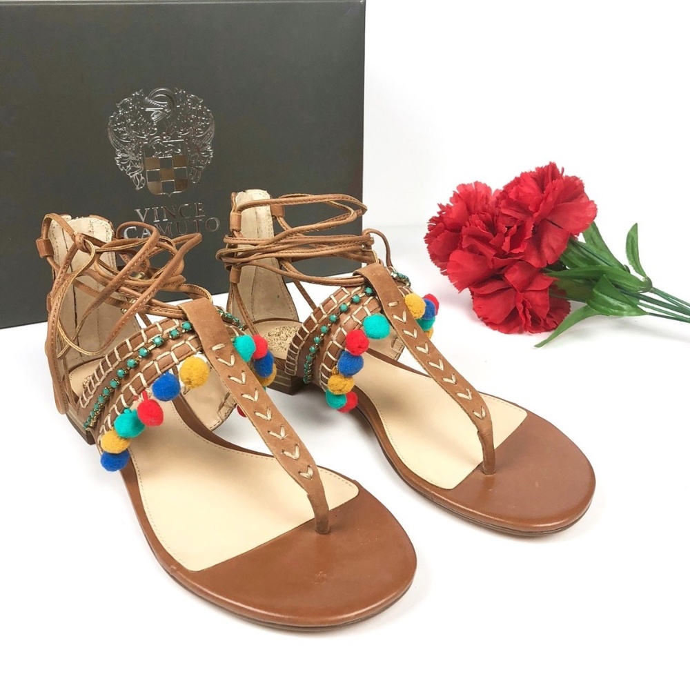 Vince Camino Balisa Pom Pom Sandals